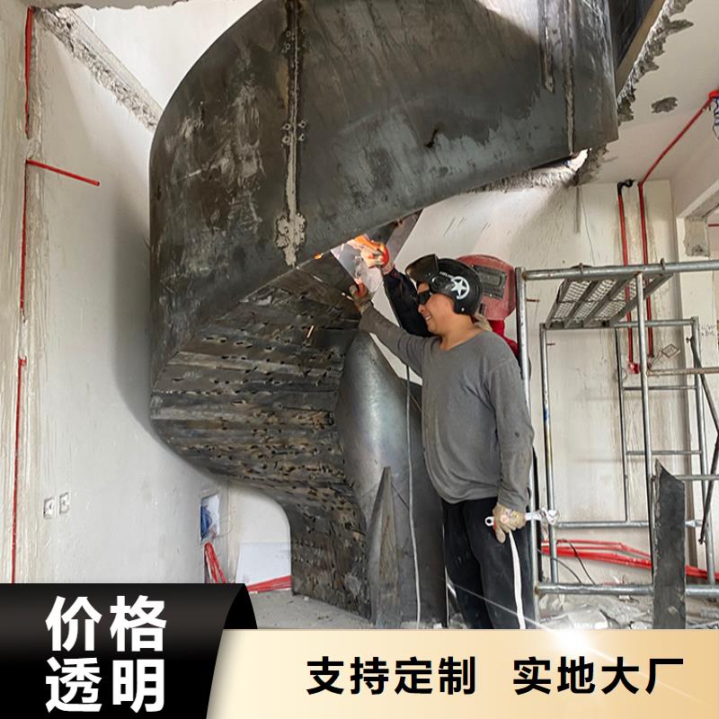 鋼木卷板卷弧工程樓梯設(shè)計(jì)新穎