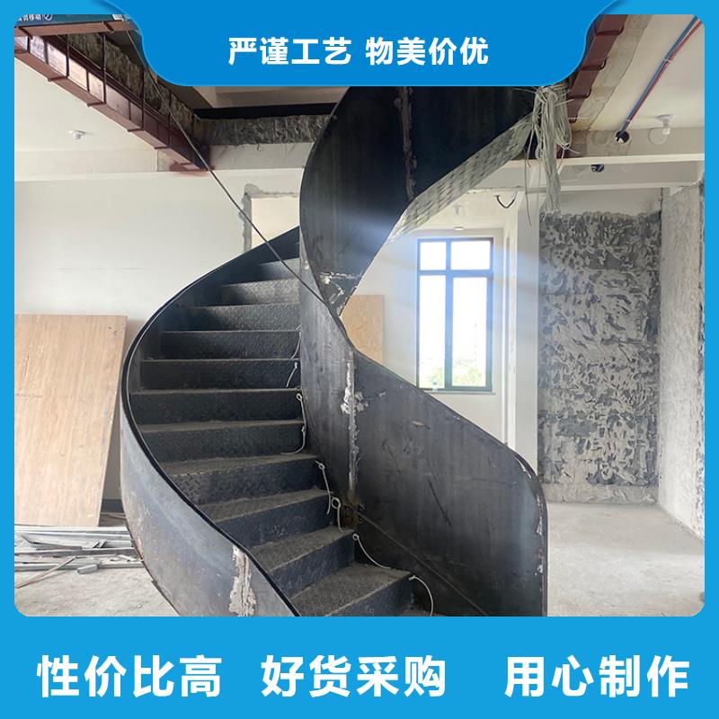 弧形旋轉金屬樓梯規格齊全