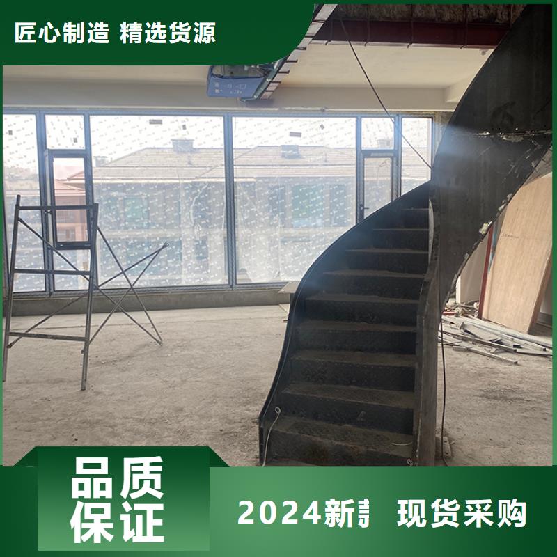 鐵藝旋轉(zhuǎn)鋼梯卷板樓梯周期短