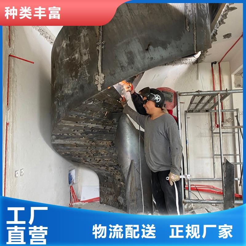 杭州市濱江304材質不銹鋼旋轉樓梯流線型