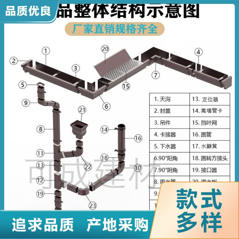鋁合金方形雨水管廠家安裝