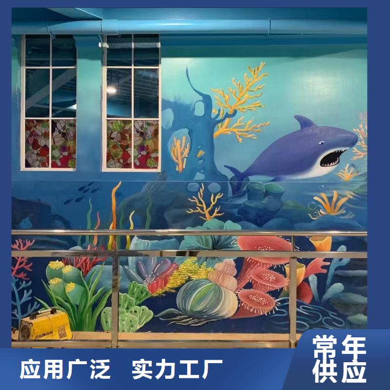 墻繪彩繪手繪墻畫壁畫墻體彩繪-【手工噴繪壁畫】供貨及時