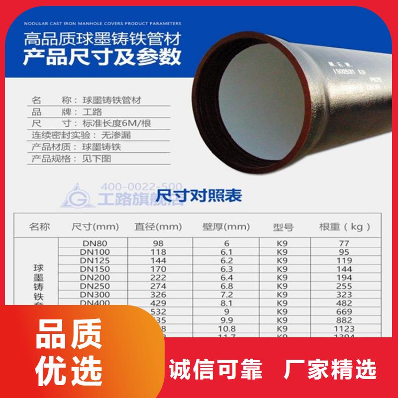 球墨铸铁管重型球墨铸铁井盖质量可靠