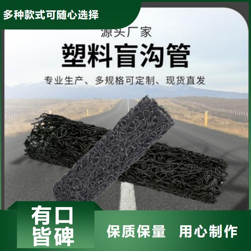 塑料盲沟-土工格栅批发供应