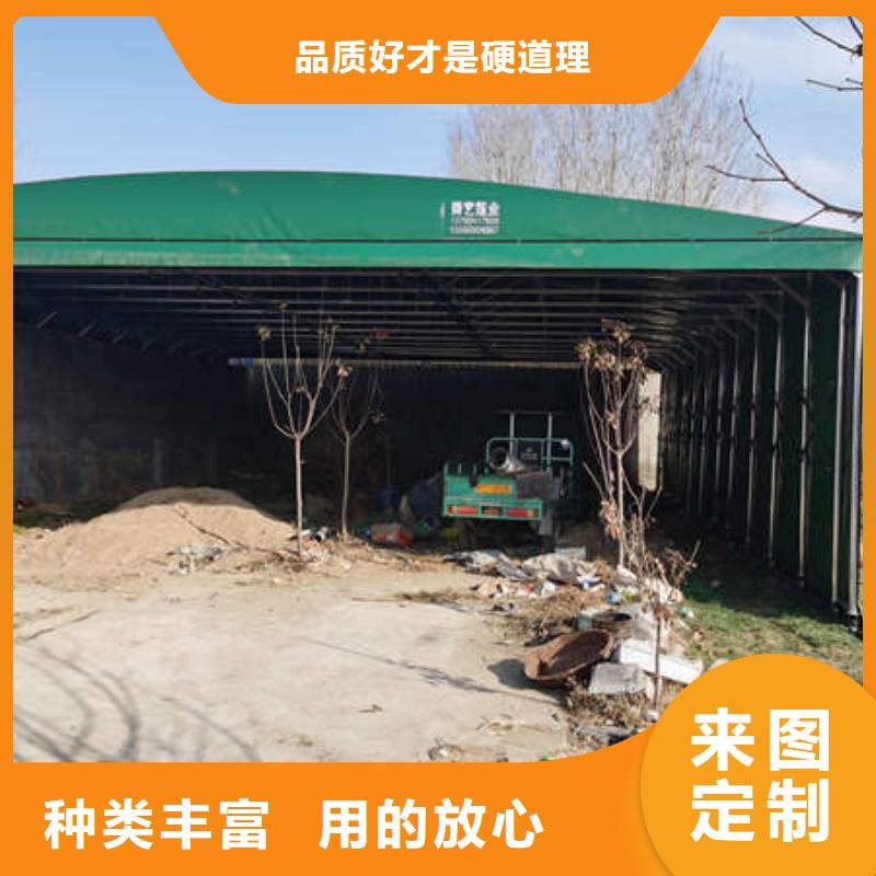 推拉雨棚來(lái)廠考察