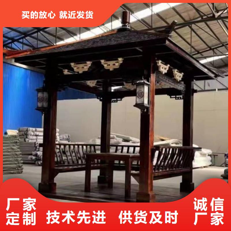 古建長廊施工實體大廠