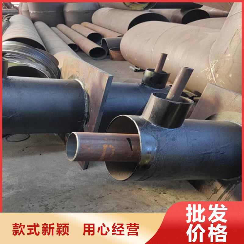 钢套钢岩棉保温管聚氨酯保温钢管精选优质材料