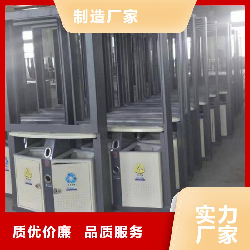 广告垃圾箱路灯箱制作工程施工案例