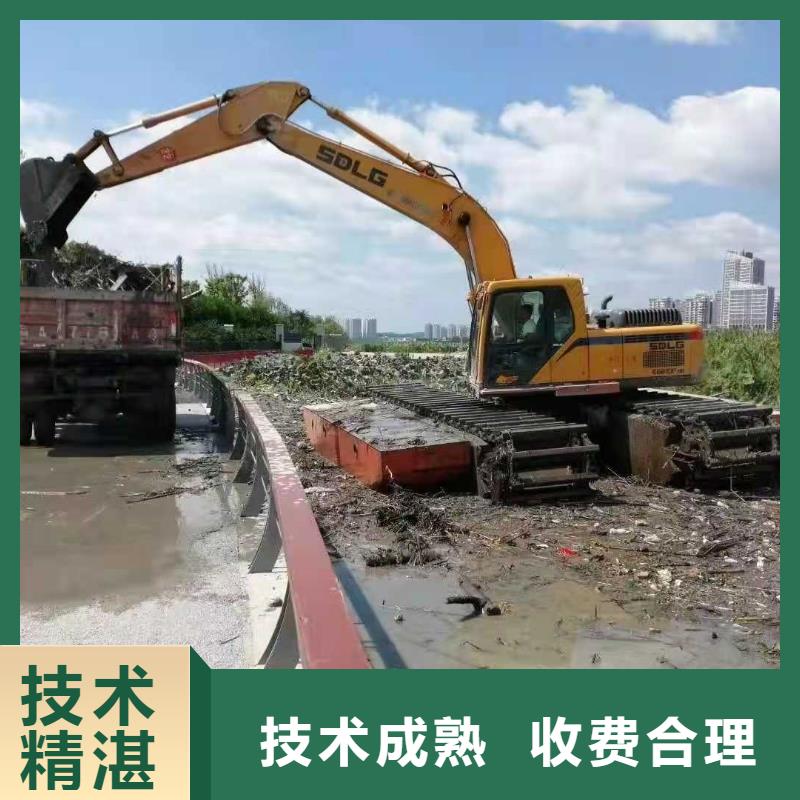 水上挖掘機租賃租賃濕地挖機方便快捷