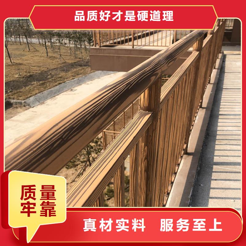 仿木紋漆源頭工廠#方鋼圓管#長廊護欄#園林建筑