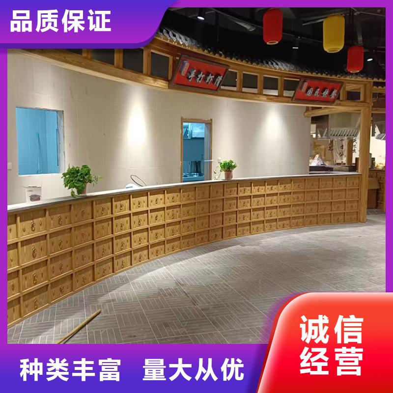 棧道護欄木紋漆源頭工廠#鋼結構建筑#金屬面#仿古建筑