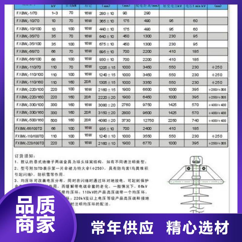 FXBW4330/160硅膠棒型絕緣子