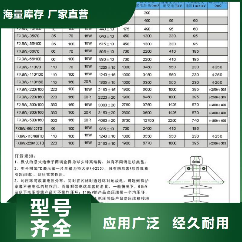 FS4-72.5/6復(fù)合橫擔(dān)絕緣子