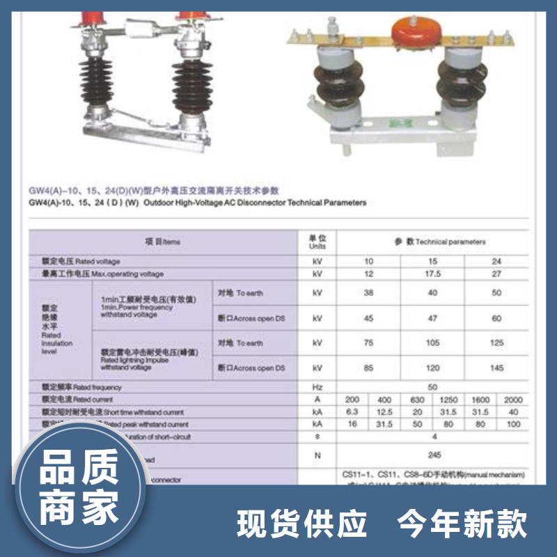 HGW9-12/200A戶外高壓隔離刀閘
