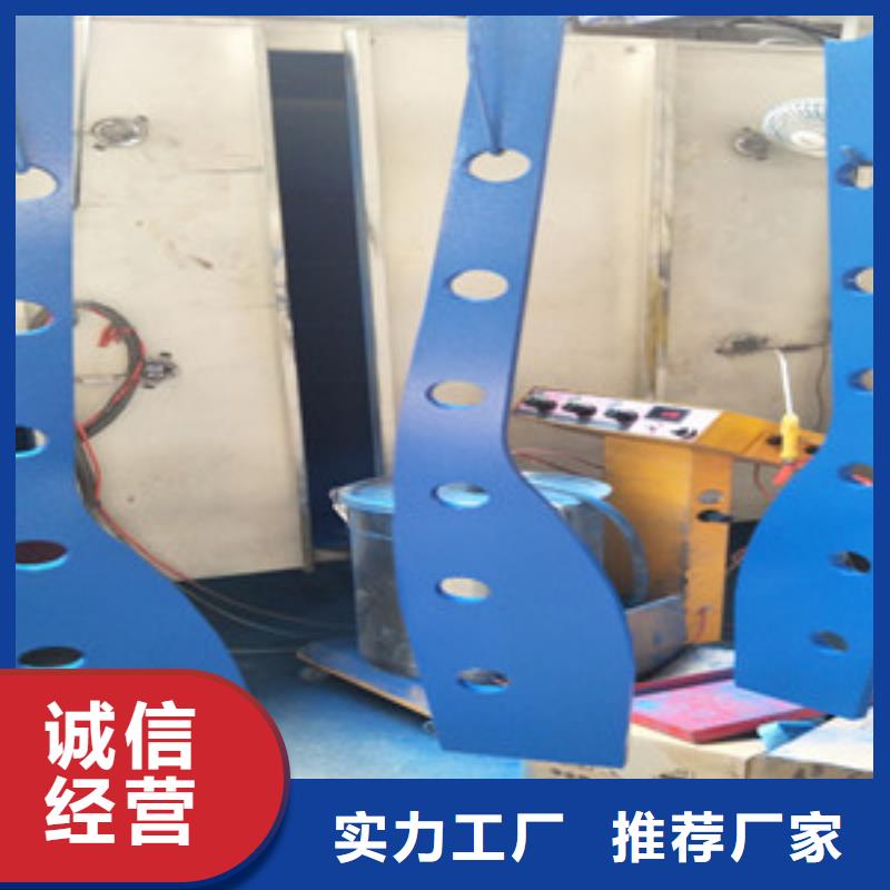 桥梁护栏立柱不锈钢碳塑钢复合管栏杆实力见证