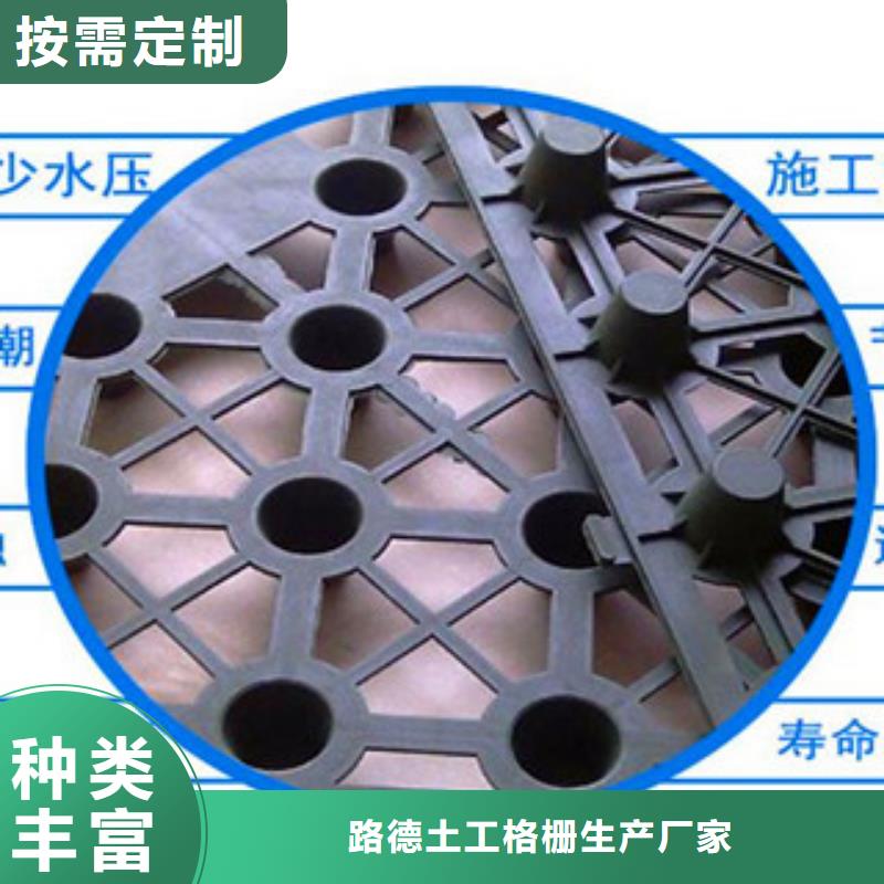 塑料排水板【塑料土工格柵】實體誠信經營