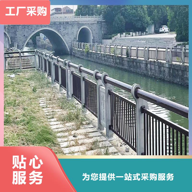 Q355B河道橋梁欄桿安裝品質商家橋梁防撞護欄