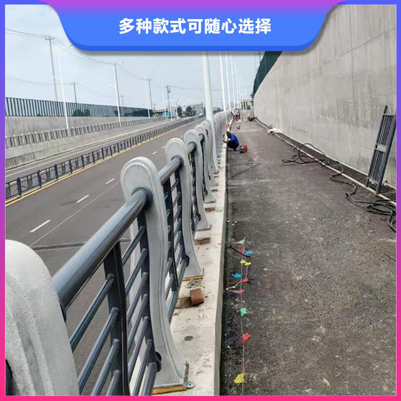 Q355B桥梁河道护栏施工企业设计合理桥梁防撞栏杆